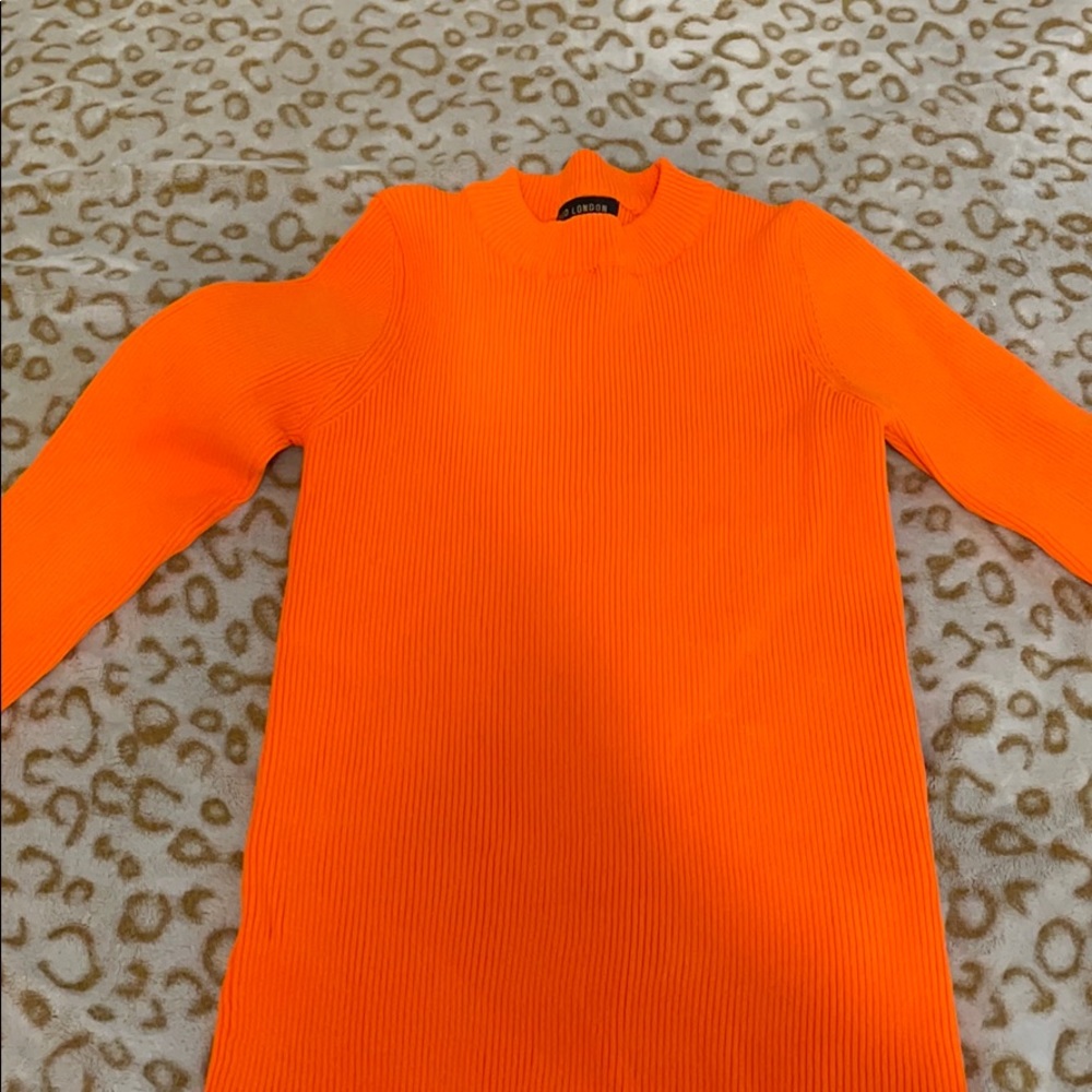 Neon orange long sleeve